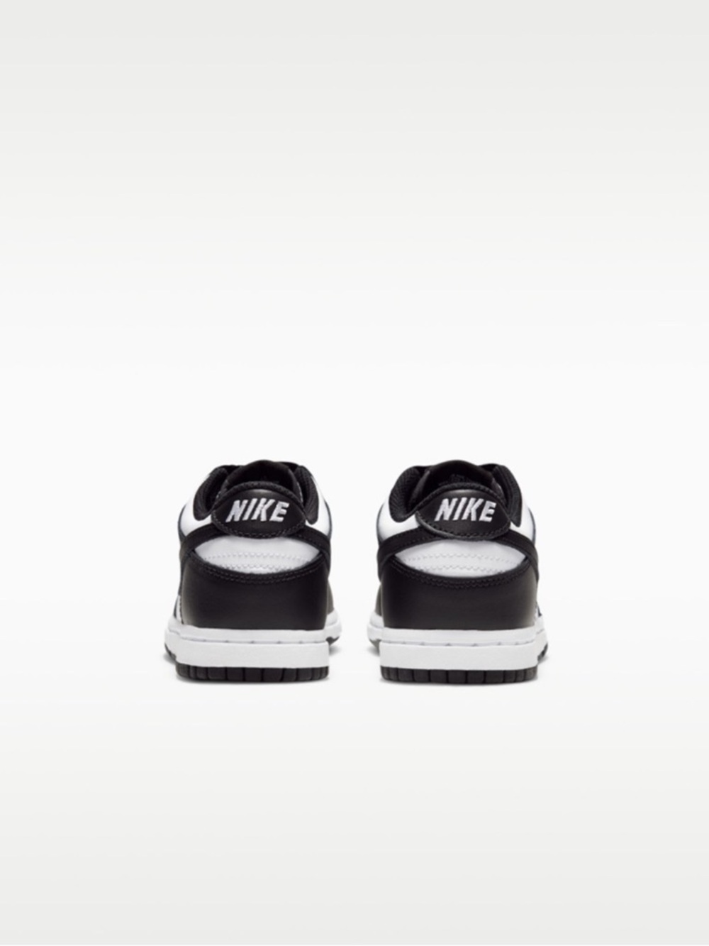 Nike Low Dunk Black and White Low-Top Sneakers - Picture 4 of 5